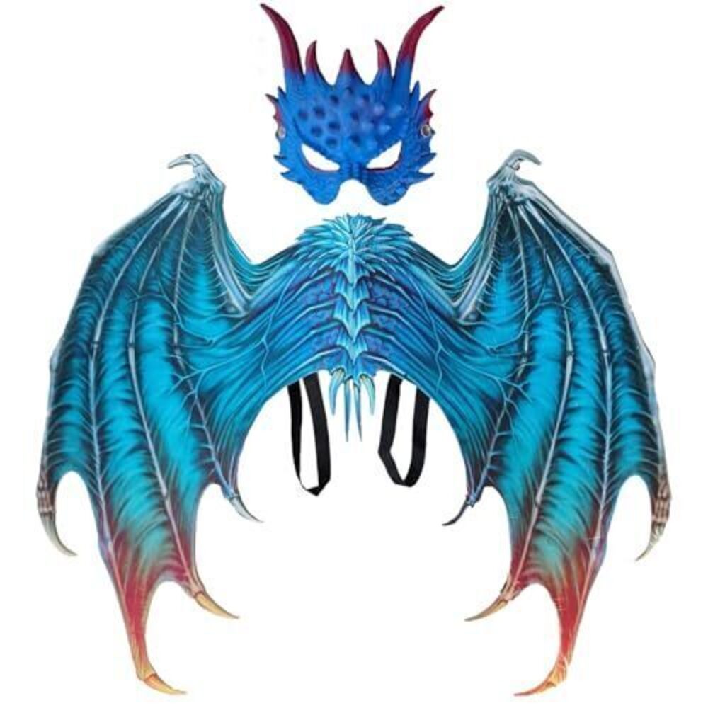 8200 Novel Dragon Costume Halloween Dragon Mask Wings Set Dragon Cosplay